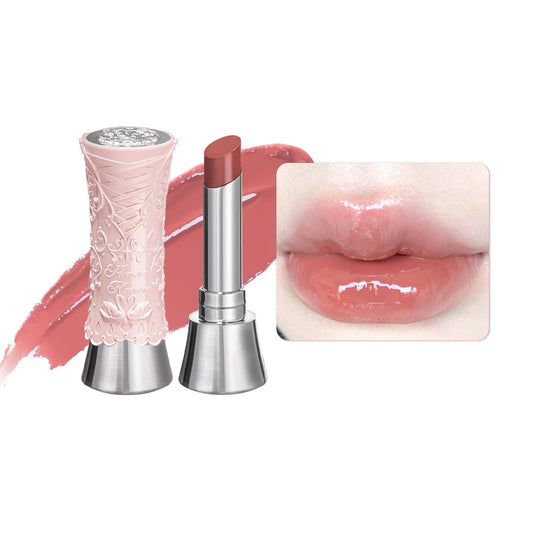 Flower Knows Swan Ballet Shine Lipstick packaging, ballet-inspired, ideal for gifting.