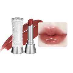 Flower Knows Swan Ballet Shine Lipstick with glossy semi-sheer color and jelly finish