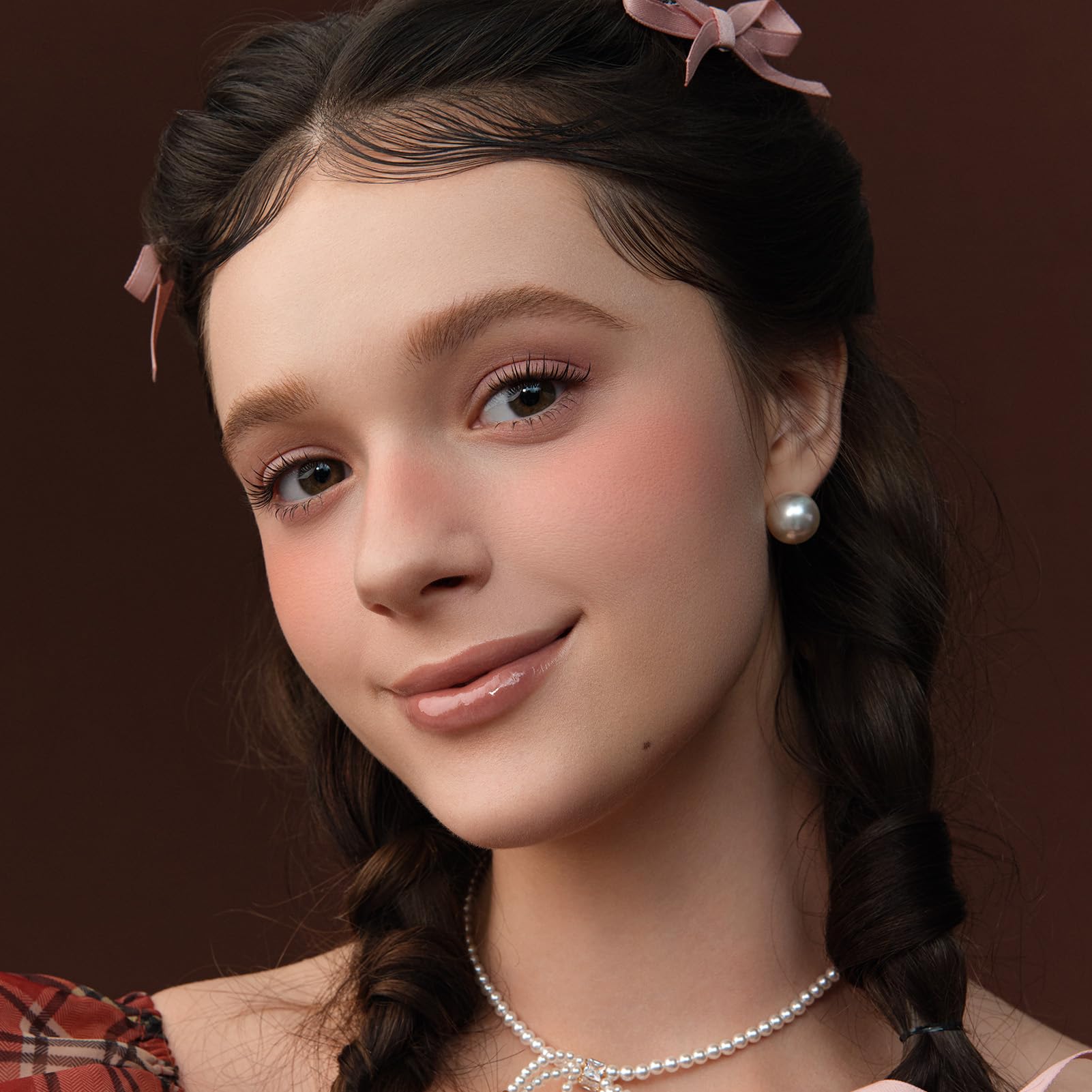 Flower Knows almond nude swatch shows warm flattering tone on many skin tones