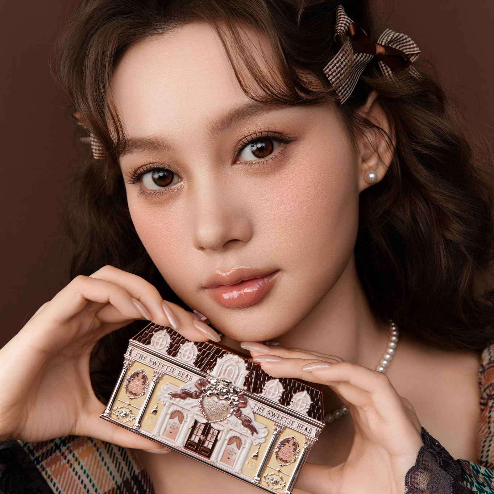 Flower Knows Sweetie Bear 01 Buttery Croissant swatches reveal warm terracotta tones.