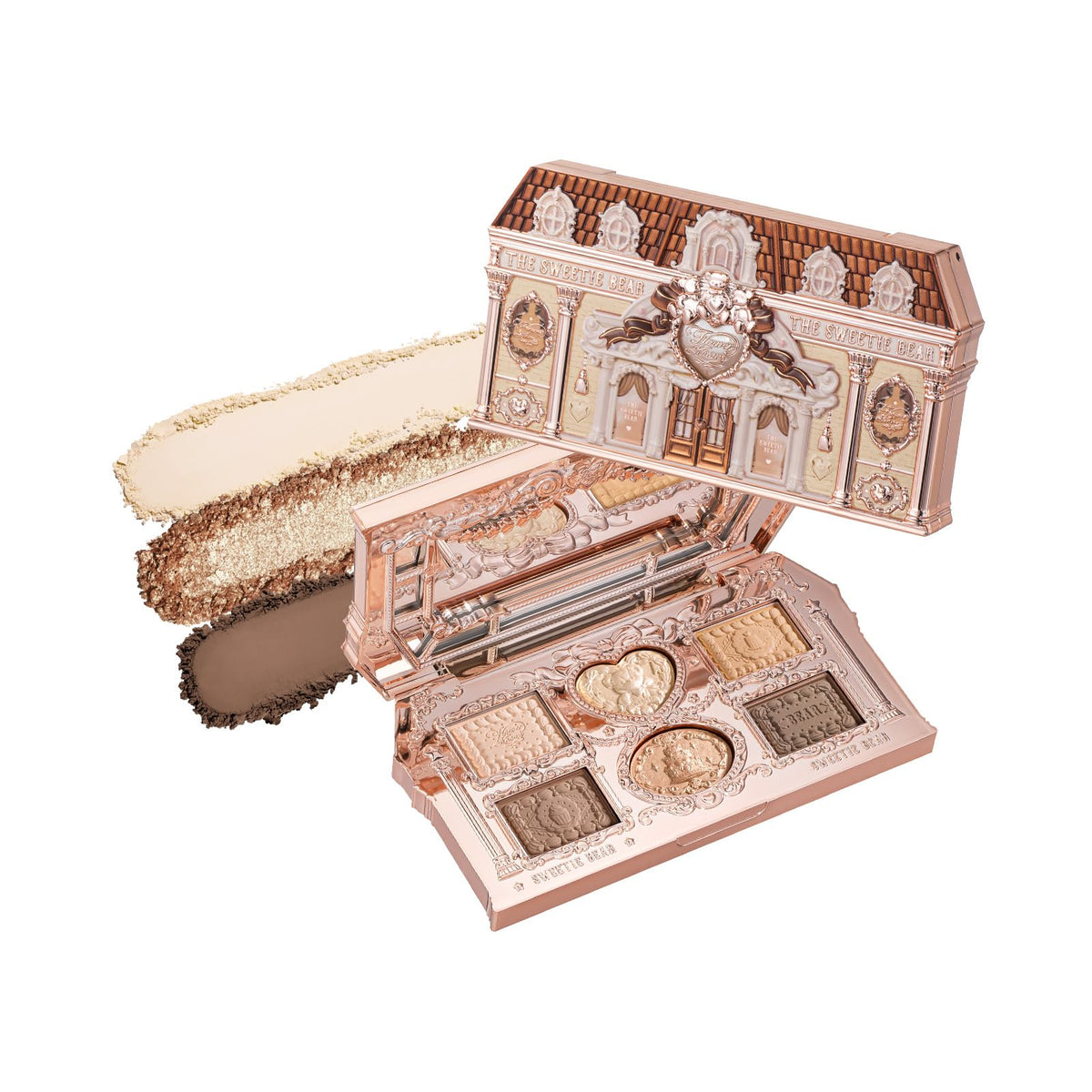 Flower Knows Sweetie Bear Collection front packaging shows a gift-ready neoclassical design.