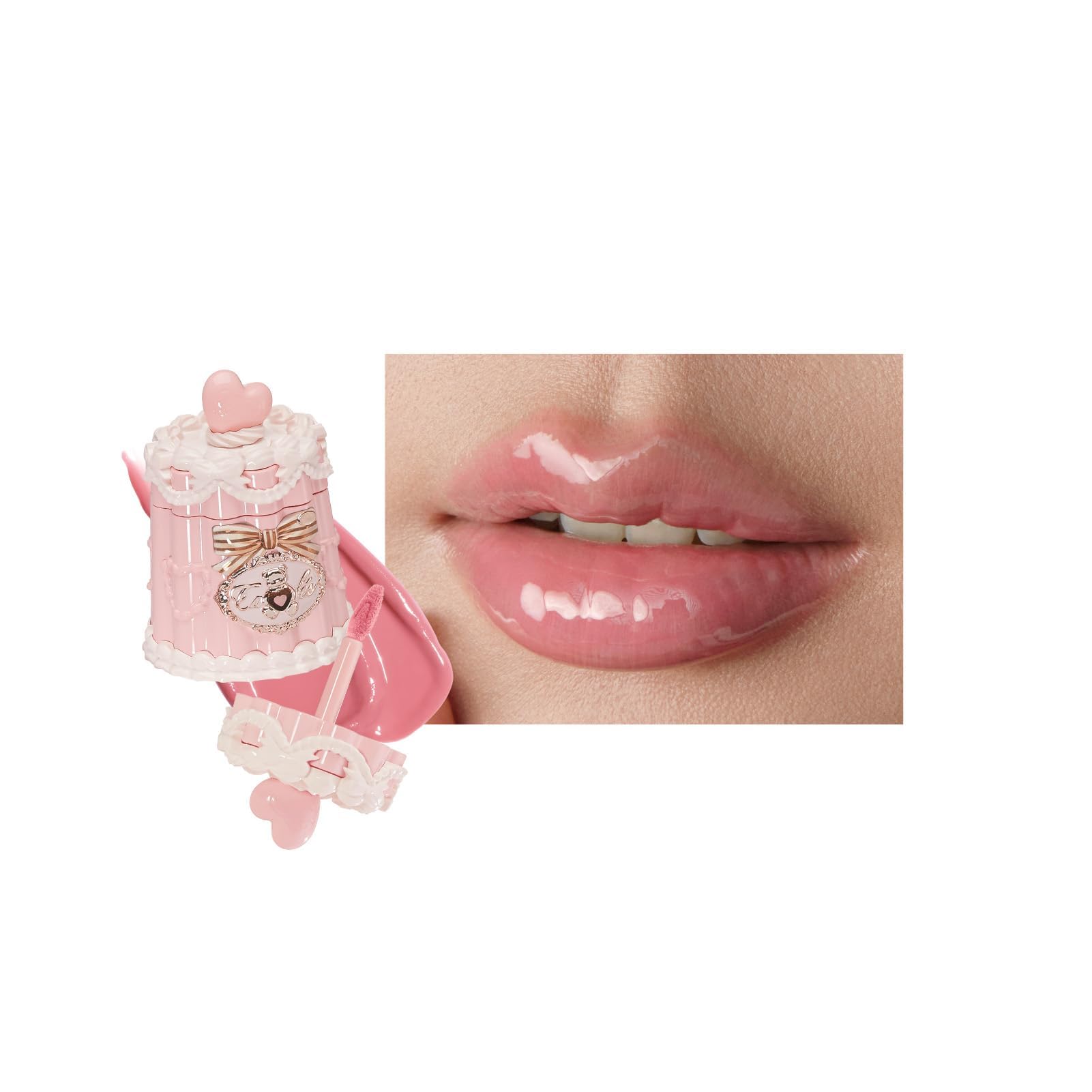 Flower Knows Sweetie Bear Lip Jelly bottle showing glossy, hydrating shine
