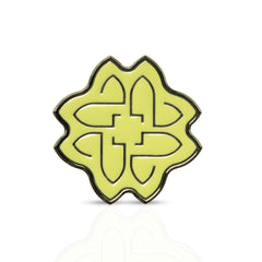 Flower Scents Mimosa Glow emblem detail emphasizes brand authenticity.