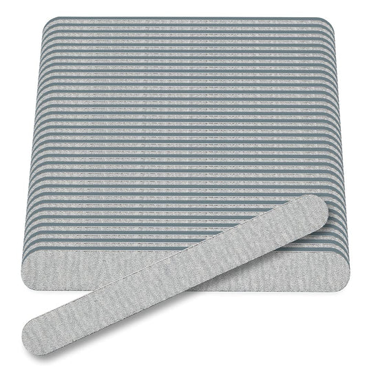 Flowery Pro Cushion Core disposable nail file, double-sided grit for shaping and smoothing.
