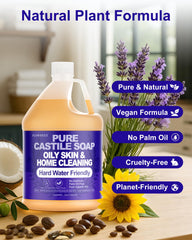 FLOWHYET Lavender dilution scene indicating gentle use on dry skin