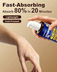 FLOWHYET vitamin E oil face application for daily hydration and glow.