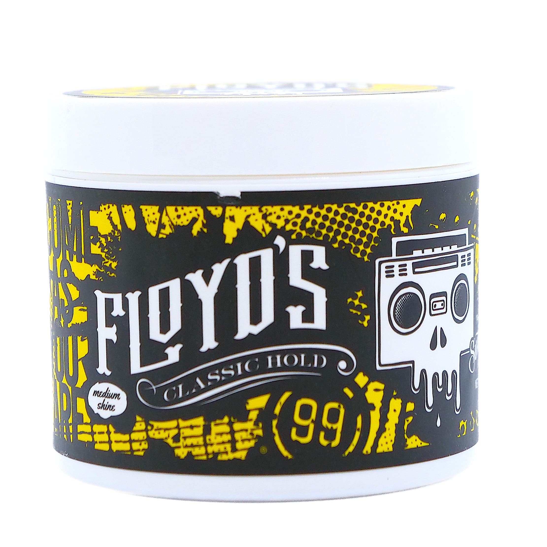 Floyd's 99 Classic Hold Pomade jar with easy wash-out and natural shine.