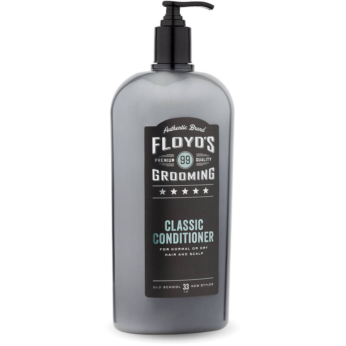Floyd's 99 Classic Conditioner 33oz bottle delivering moisture for shiny, manageable hair.