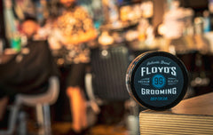 Floyd's 99 Grooming Grip Cream on hair with a matte finish.
