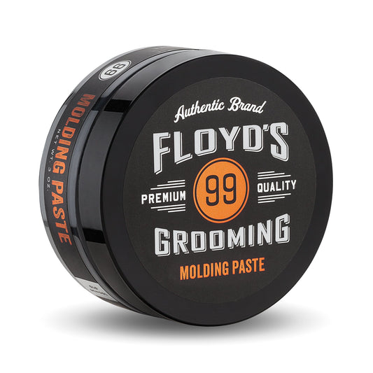 Floyd's 99 medium-hold paste texture for defined, natural-looking shine.