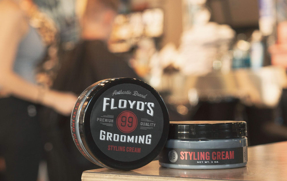 Floyd's 99 Grooming Styling Cream tames frizz for smooth finish