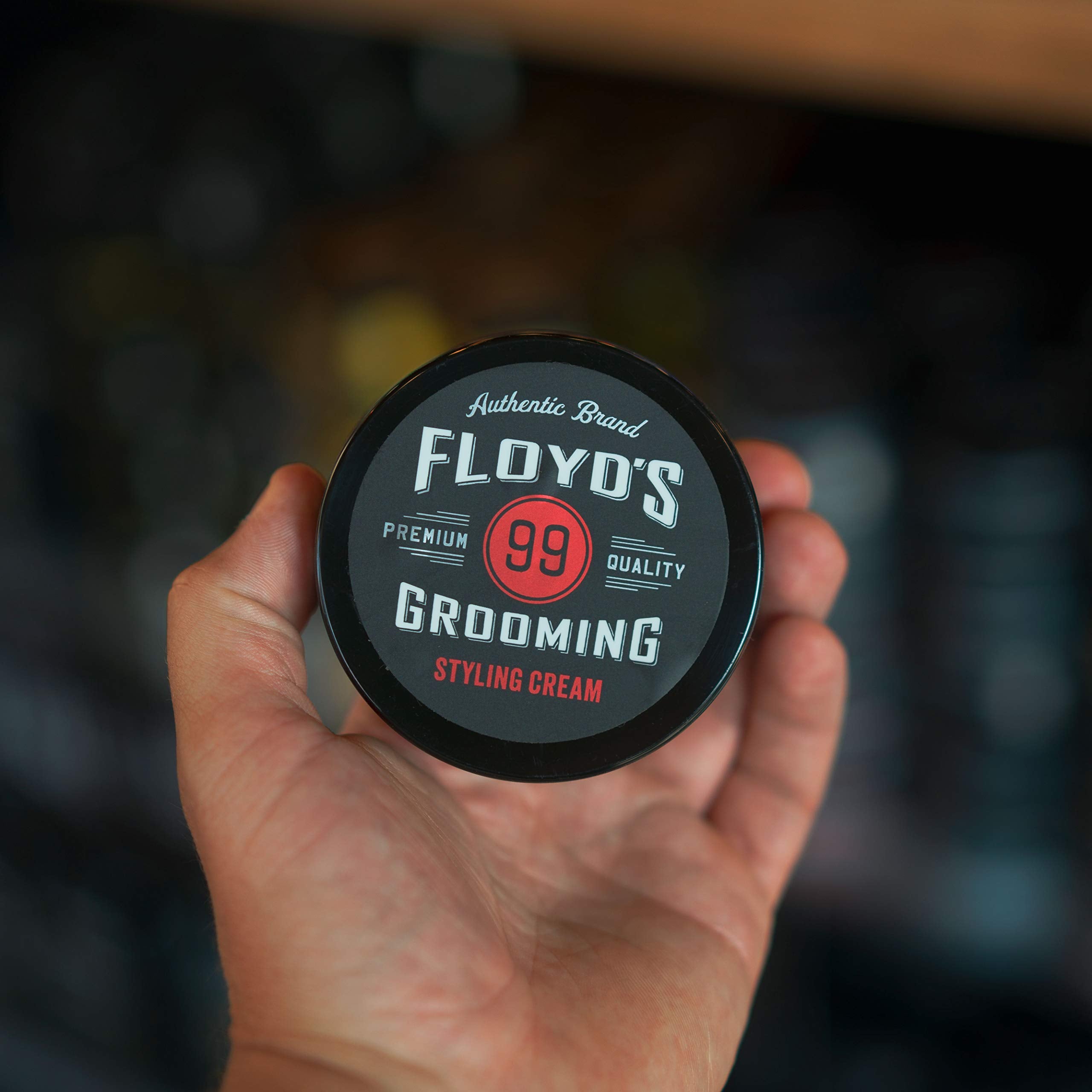 Floyd's 99 Grooming Styling Cream supports casual to polished looks