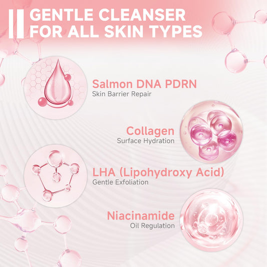FluMisch cleanser with silicone massage heads for gentle daily exfoliation