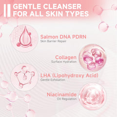 FluMisch cleanser with silicone massage heads for gentle daily exfoliation