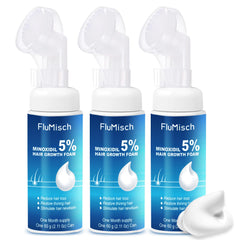 FluMisch ultra-soft silicone massage head for gentle scalp absorption.