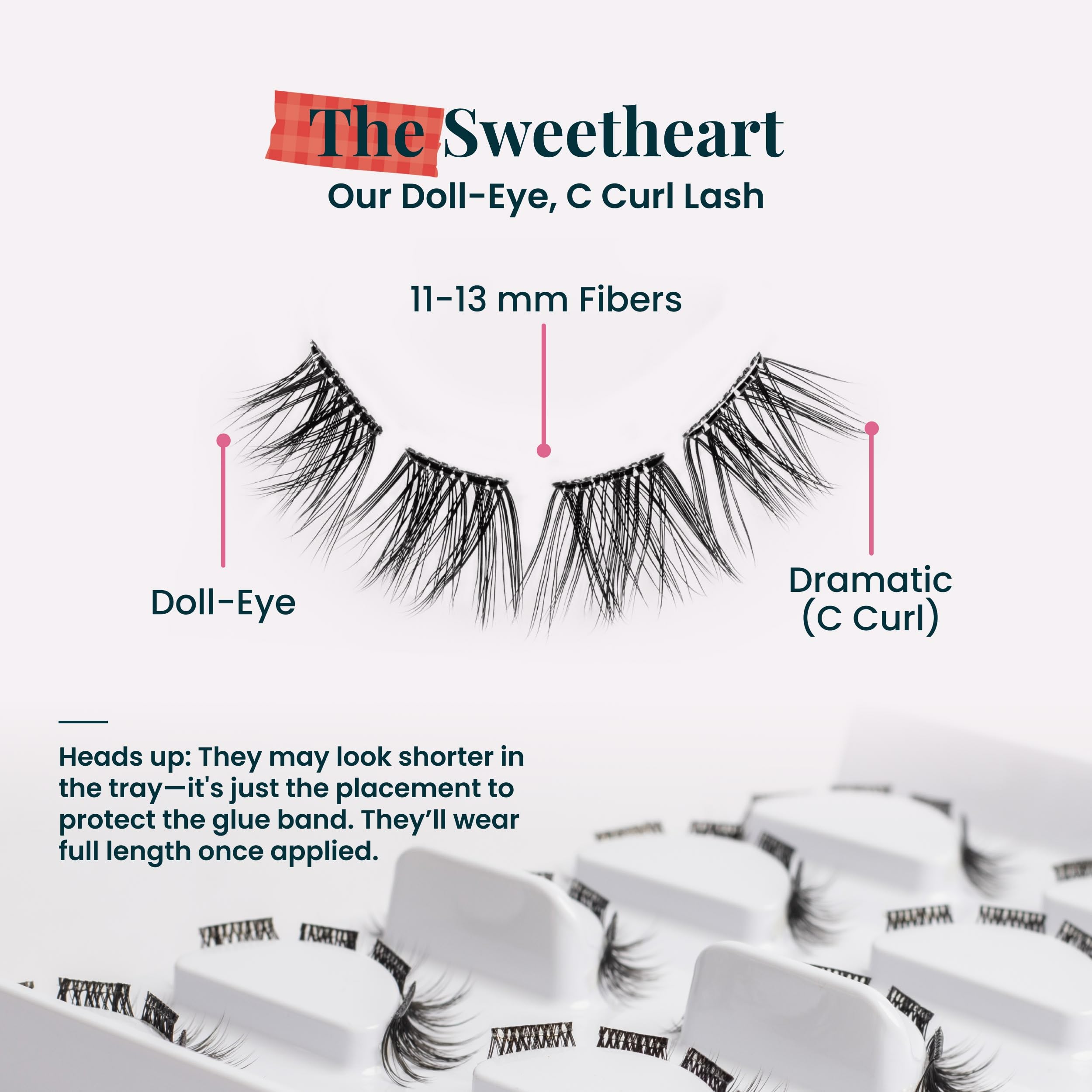 Natural-look lashes at home with a simple press-and-go application.