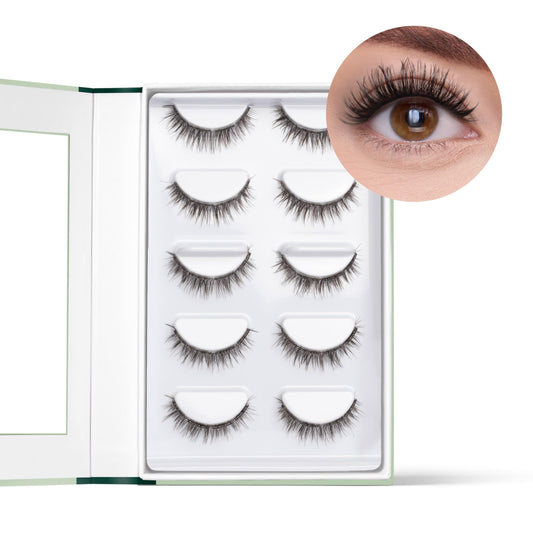 FlutterHabit STICKtionary Water Lilly pre-glued strip lets beginners press-on confidently.