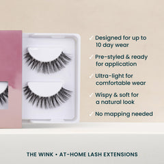 FlutterHabit The Wink Lashes soft-feather-light material suggests featherweight comfort during activities.