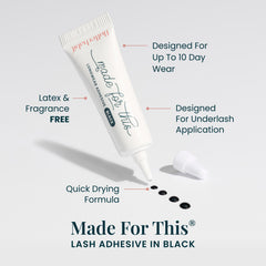 FlutterHabit Wink water-resistant lashes designed for light sweat and water exposure.