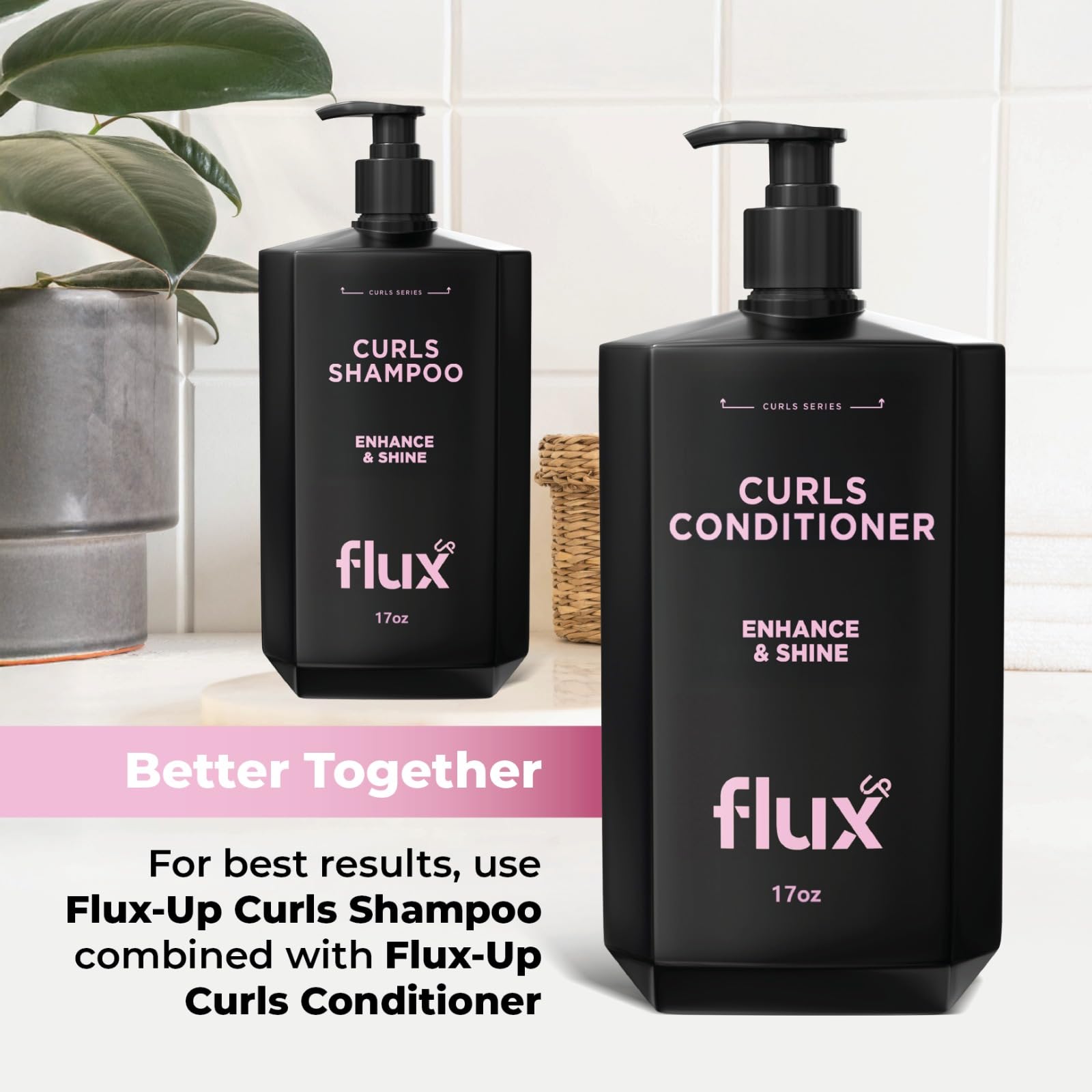 Defined curls after wash with Flux Up Curly set