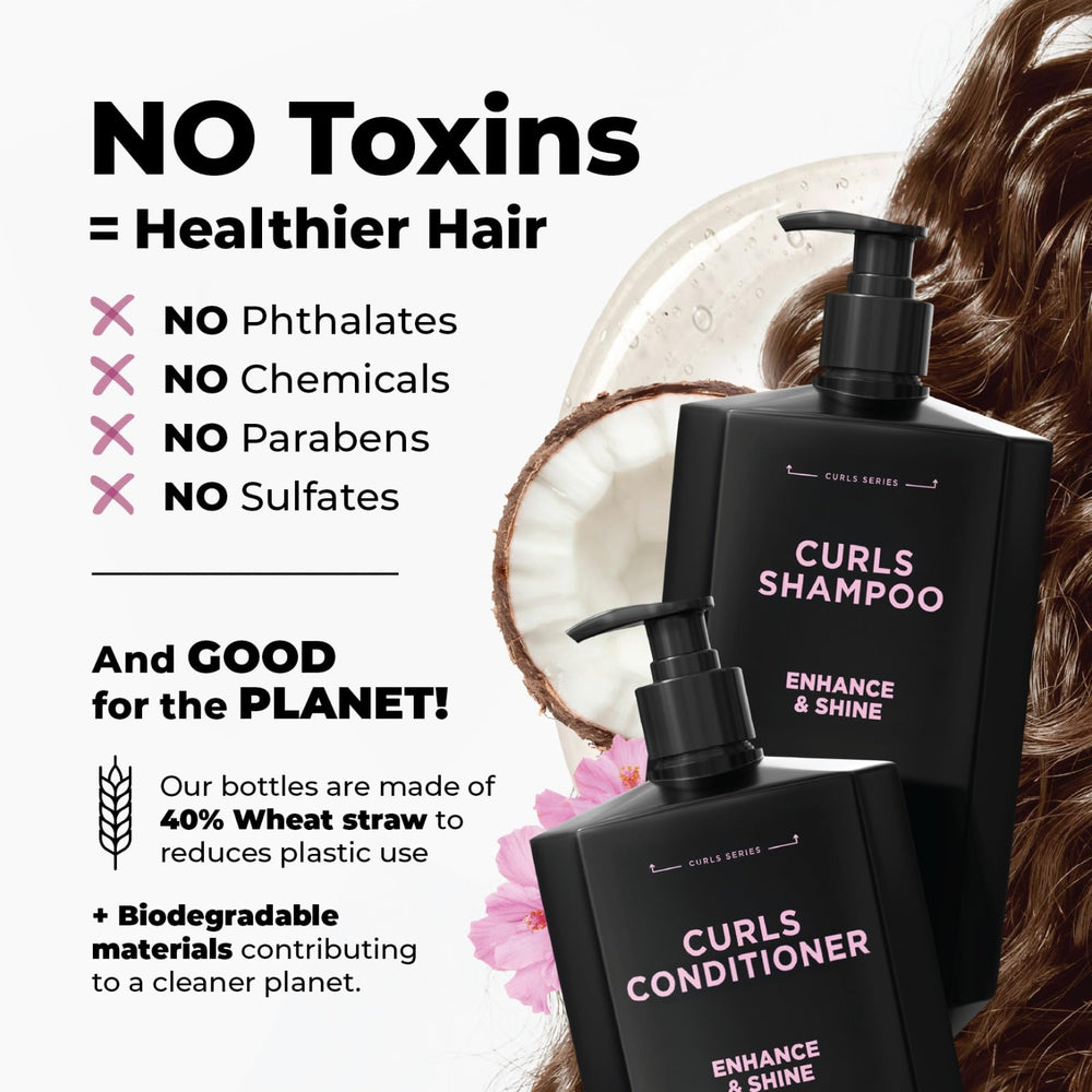 Flux Up Curl Care packaging highlights a sulfate-free formula