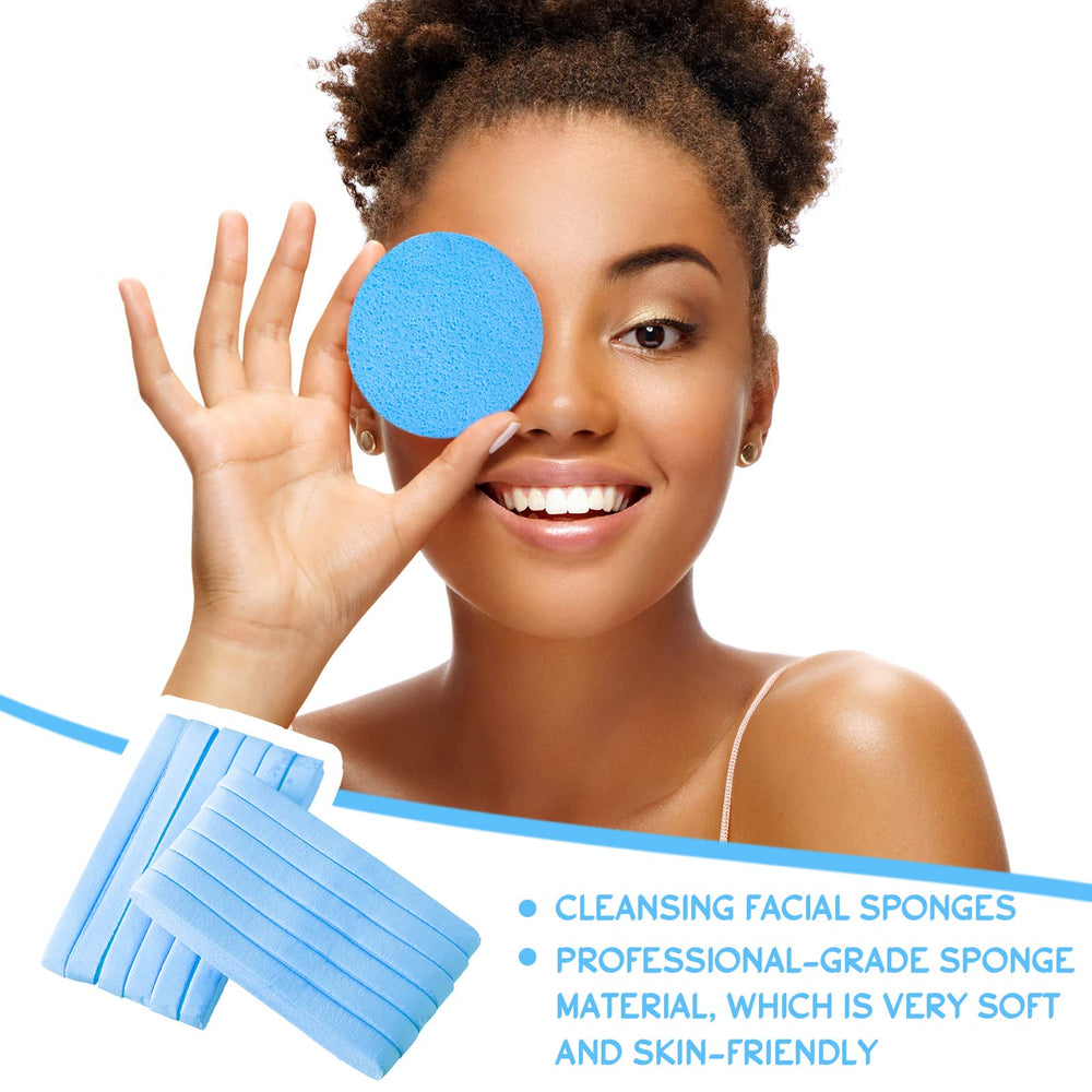 Foaincore disposable facial sponges suitable for spa setups.