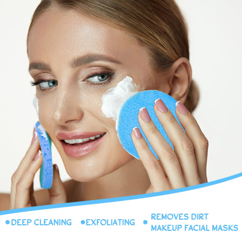 Foaincore makeup removal sponge for gentle facial cleansing.