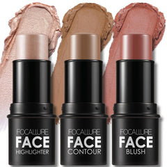 FOCALLURE 3 Pcs contour kit for quick sculpt and glow.