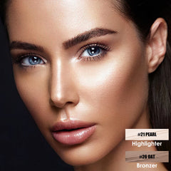 FOCALLURE contour stick highlighter delivers radiant glow for refreshed skin.