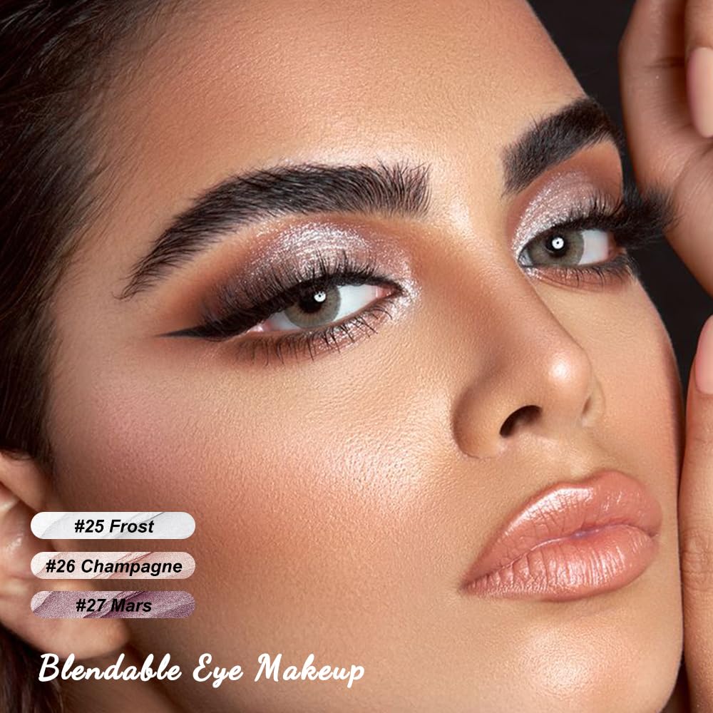 FOCALLURE creamy eyeshadow glide swatch for smooth color.