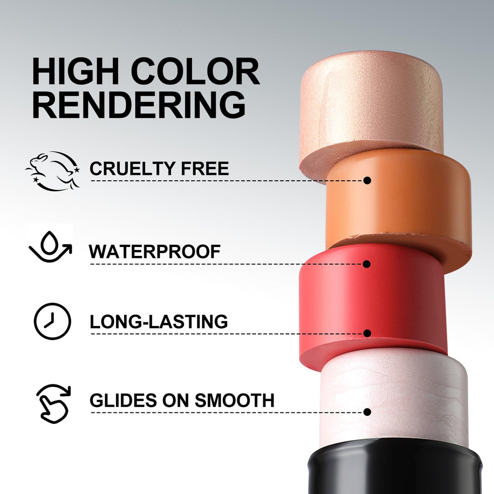 FOCALLURE swatches show buildable tones for diverse skin tones