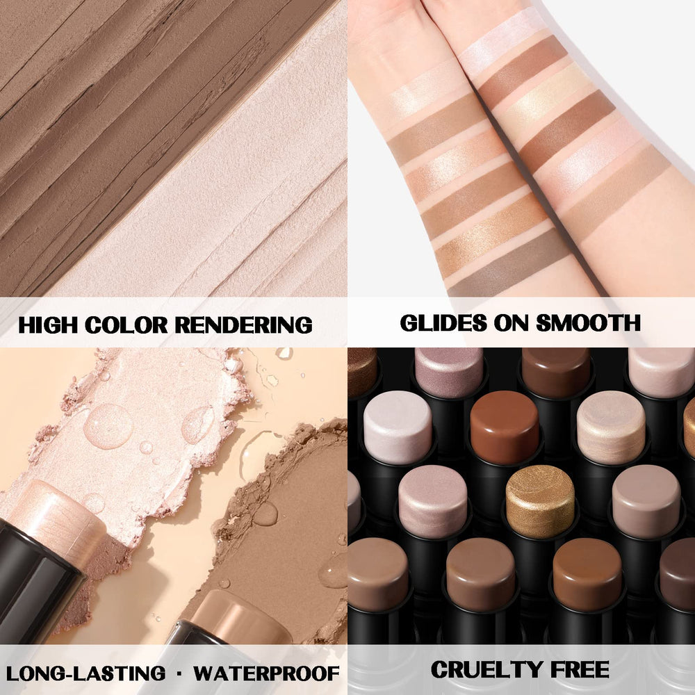 FOCALLURE waterproof-contour delivers long-lasting wear without caking or creasing