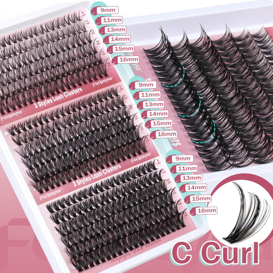 Focipeysa 9-16mm length variety highlights natural eye elongation.