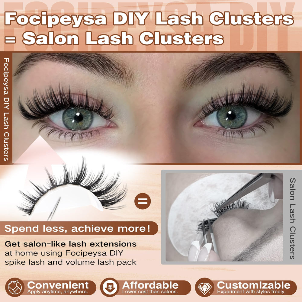 Focipeysa cosplay-inspired eyelash design enhances manga-style eyes with drama