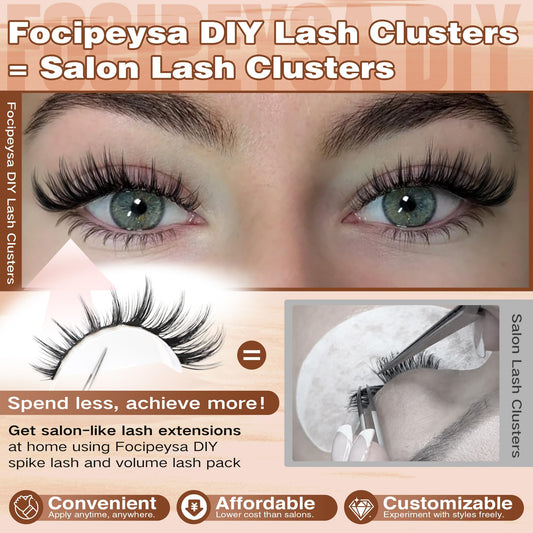 Focipeysa cosplay-inspired eyelash design enhances manga-style eyes with drama