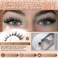 Focipeysa cosplay-inspired eyelash design enhances manga-style eyes with drama