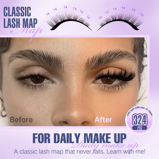 Focipeysa lash clusters 10-18mm lengths create a natural lift for hooded eyes.
