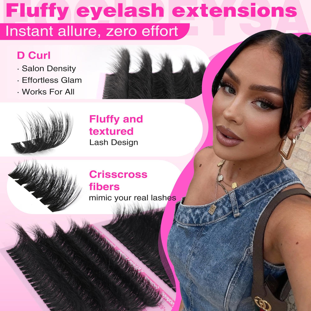 Focipeysa mink-like fiber lashes deliver feather-light comfort.