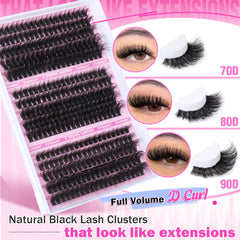 Soft, flexible band provides comfortable wear for Focipeysa lash clusters.