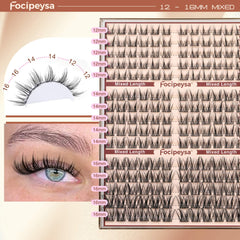 Focipeysa waterproof lashes stay put through humidity and oils