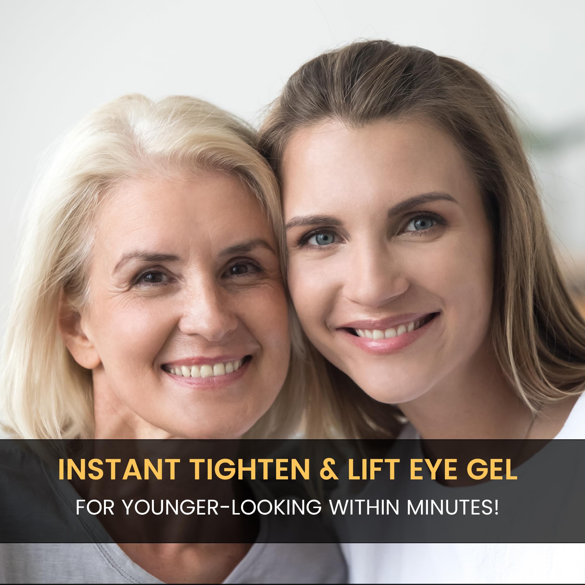 Foffreo eye tightener cream being dispensed demonstrates easy daily use.