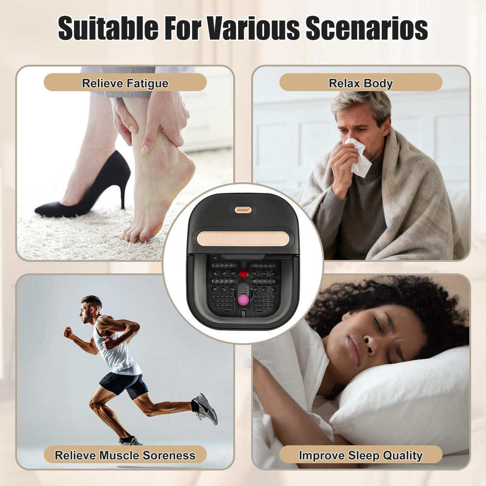 FOFOJÔY Acupressure rollers provide targeted massage across the sole.