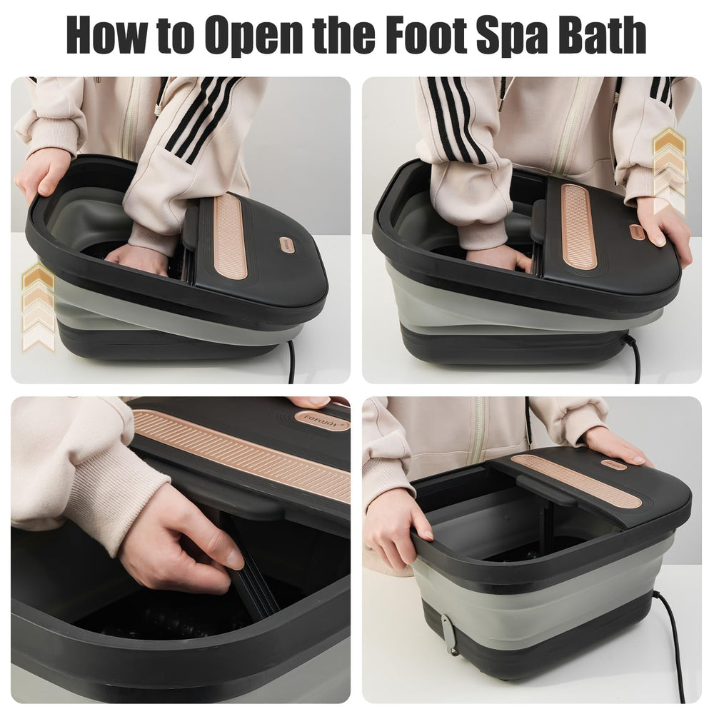 FOFOJÔY Foldable tub design supports compact storage and easy setup.
