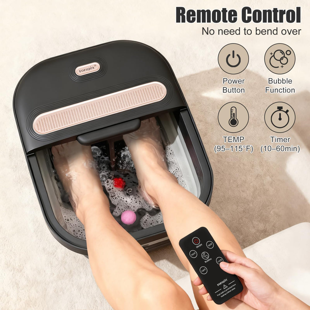 FOFOJÔY Large foot spa accommodates both women and men comfortably.