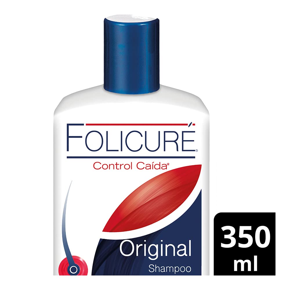 Folicure Shampoo lather on hand for even distribution.