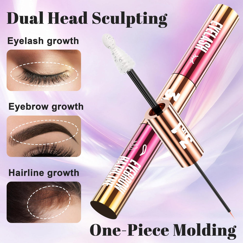 Close-up of eyelashes showing potential thickness and definition with Folivive serum.