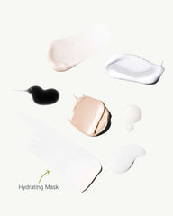 Follain mask application shot demonstrates smooth glide for quick relief on dull skin.