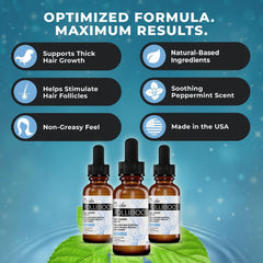 Folliboost amber bottle 2oz ready for daily use.