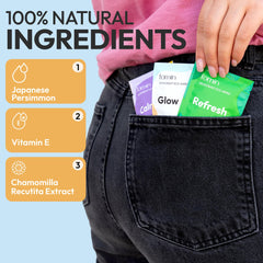 FOMIN Biodegradable packaging highlighting sustainability for wipes.