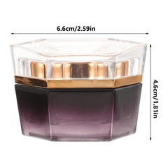 FOMIYES compact 20g glass jar, perfect for day and night creams